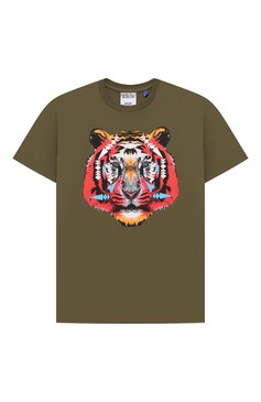Детская хлопковая футболка MARCELO BURLON KIDS OF MILAN хаки цвета, арт. CBAA002F21JER012 | Фото 1 (Материал внешний: Хлопок; Рукава: Короткие; Мальчики Кросс-КТ: Футболка-одежда; Драгоценные камни: Проставлено; Материал сплава: Проставлено; Ростовка одежда: 10 - 11 лет | 140 - 146см, 12 лет | 152 см, 6 лет | 116 см, 8 лет | 128 см)