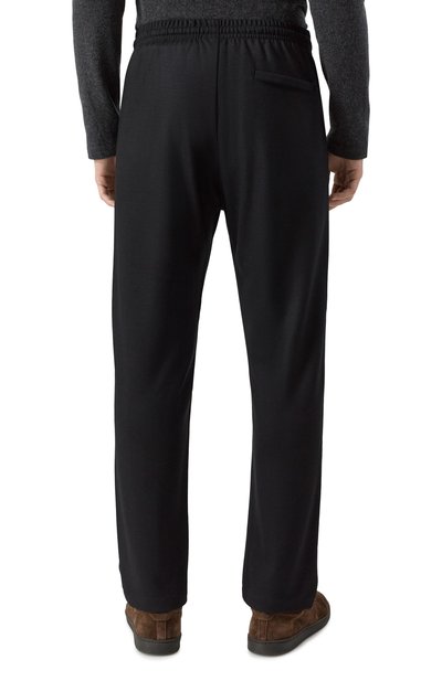 Шерстяные брюки HARRIS WHARF LONDON черного цвета по цене 57900 руб., арт. CW7016MYM, фото 4 Шерстяные брюки HARRIS WHARF LONDON, арт. CW7016MYM, фото 4