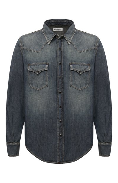 Мужская джинсовая рубашка SAINT LAURENT, арт. 597059/Y880U