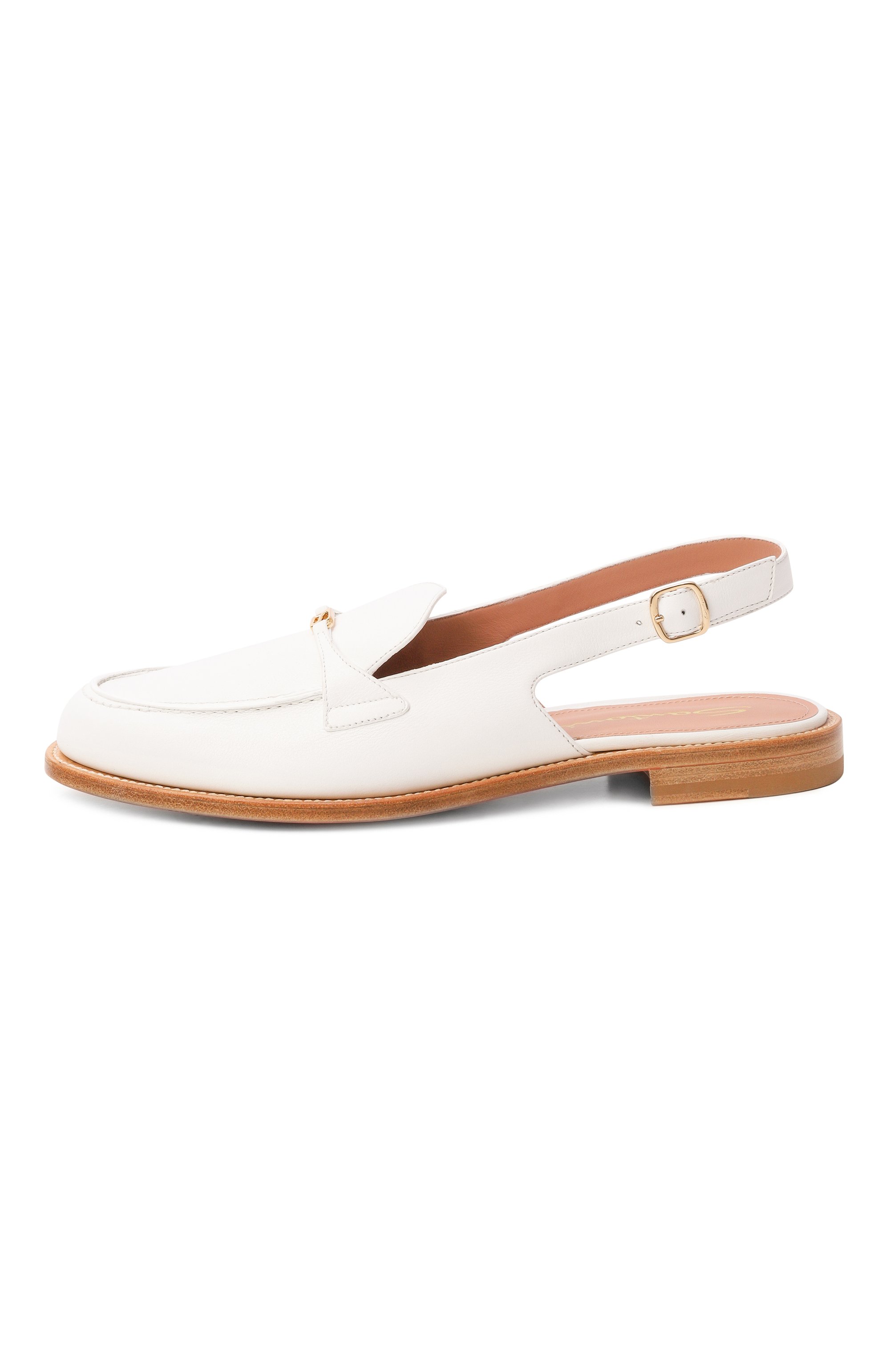 Кожаные лоферы SANTONI, арт. WUWG72068BA2ND0F, фото 4