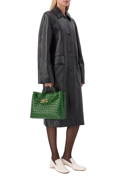 Сумка andiamo medium BOTTEGA VENETA зеленого цвета по цене 629500 руб., арт. 766016/VCPP1, фото 3 Сумка andiamo medium BOTTEGA VENETA, арт. 766016/VCPP1, фото 3
