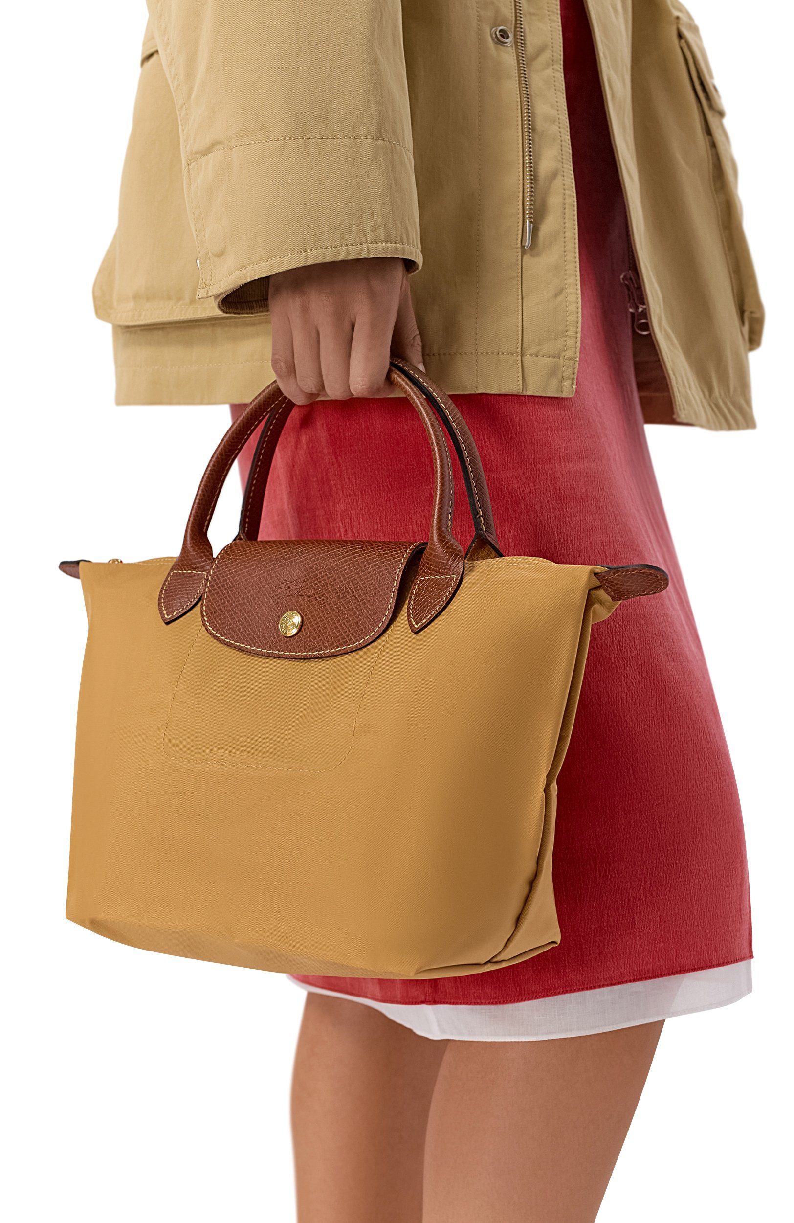 Сумка le pliage original small LONGCHAMP темно-бежевого цвета по цене 18650 руб., арт. L1621089/089, фото 2 Сумка le pliage original small LONGCHAMP, арт. L1621089/089, фото 2