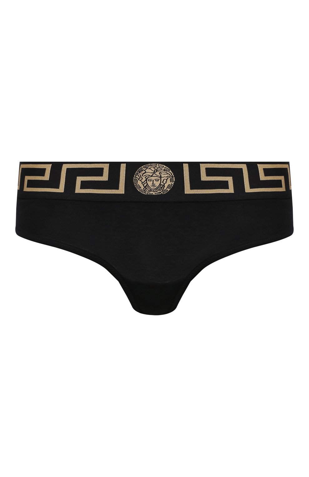 Трусы-шорты VERSACE черного цвета по цене 5995 руб., арт. AUD01071/A232741, фото 1 Трусы-шорты VERSACE, арт. AUD01071/A232741, фото 1