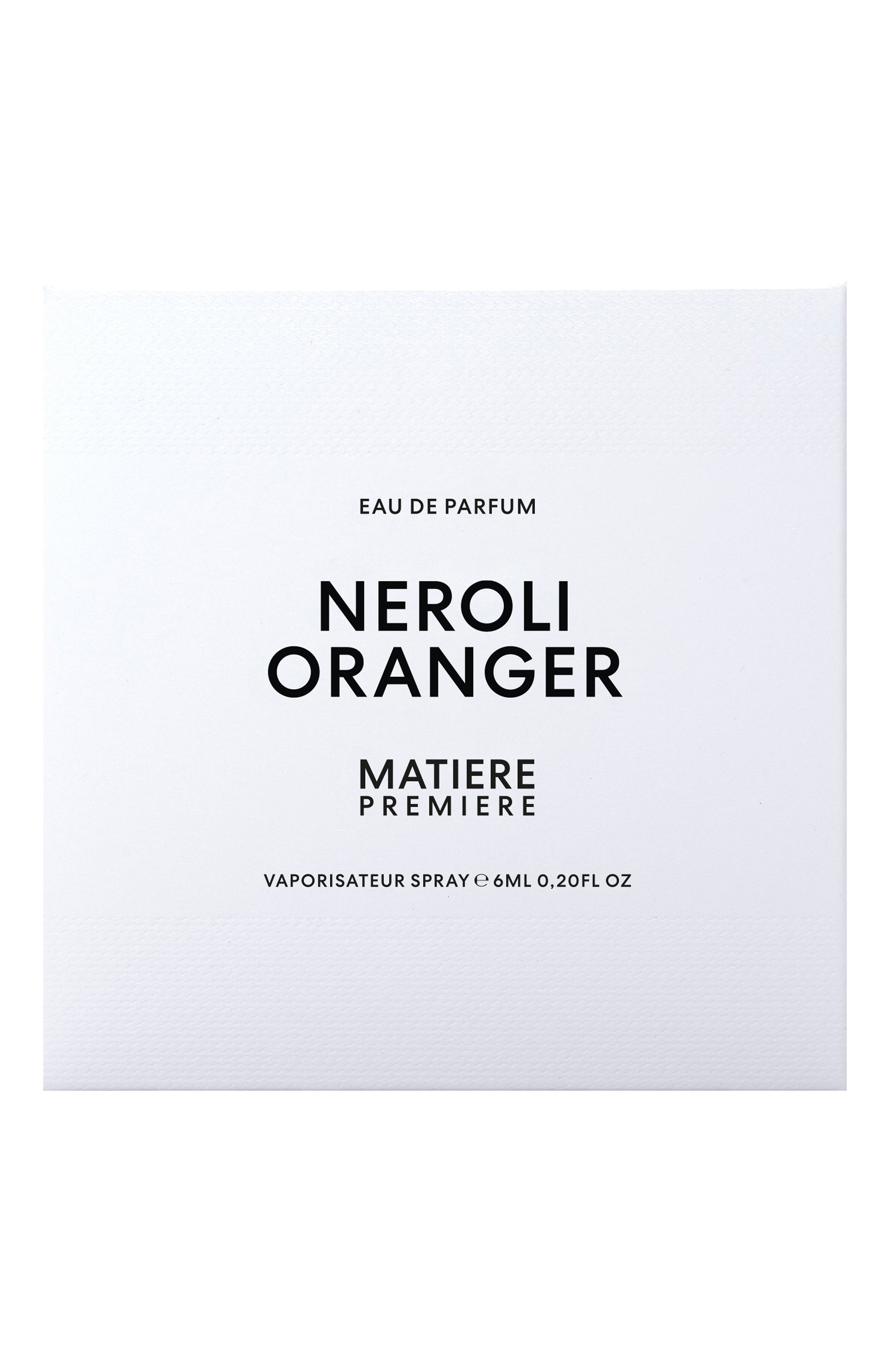 Парфюмерная вода neroli oranger (6ml) MATIERE PREMIERE, арт. 3770007317810, фото 4