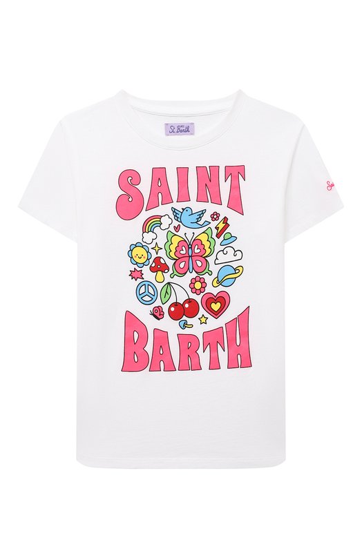 Хлопковая футболка MC2 Saint Barth