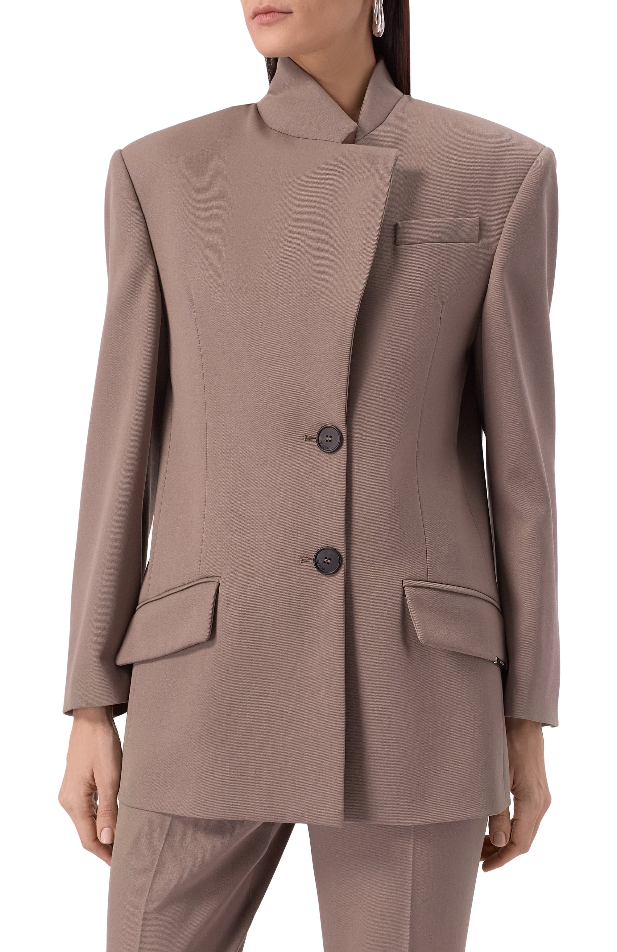 Шерстяной жакет THE ATTICO, арт. 250WCG00080/WWW046AA, фото 3