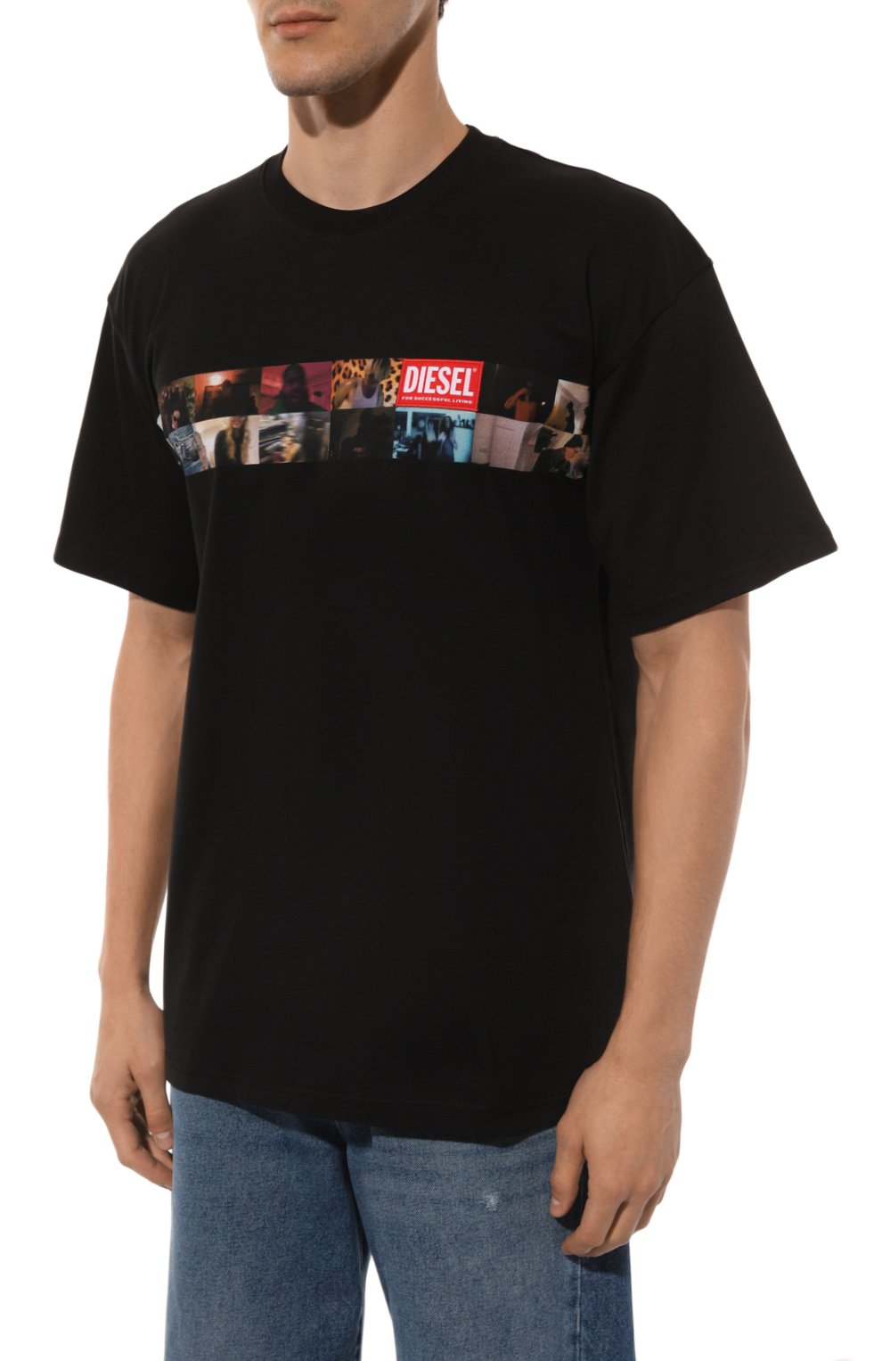 Хлопковая футболка DIESEL, арт. A16476/0AKAK, фото 3