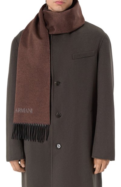 Шарф из шелка и кашемира GIORGIO ARMANI, арт. GM001839/AF18585, фото 2