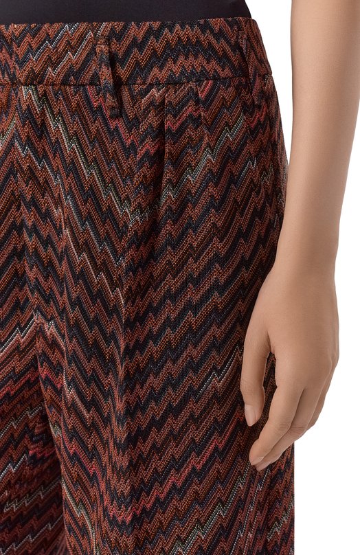 Брюки из вискозы и хлопка Missoni DS25WI00/BC005D Коричневый  DS25WI00/BC005D Фото 5