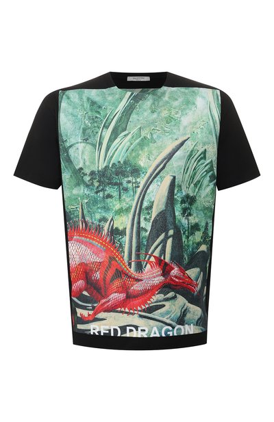 Хлопковая футболка VALENTINO, арт. TV0MG06P69H, фото 1