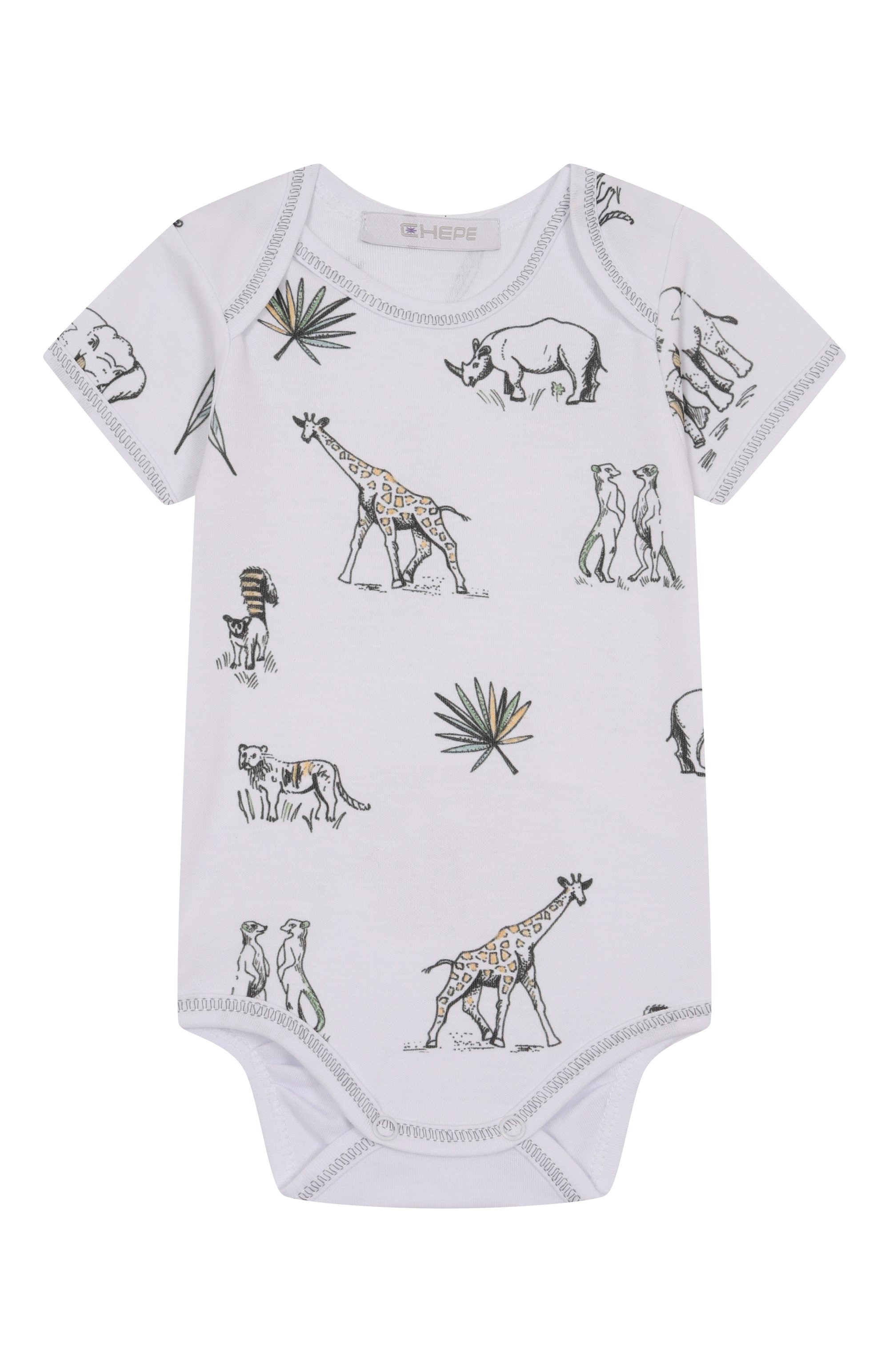 Хлопковое боди CHEPE, арт. 371051, фото 1