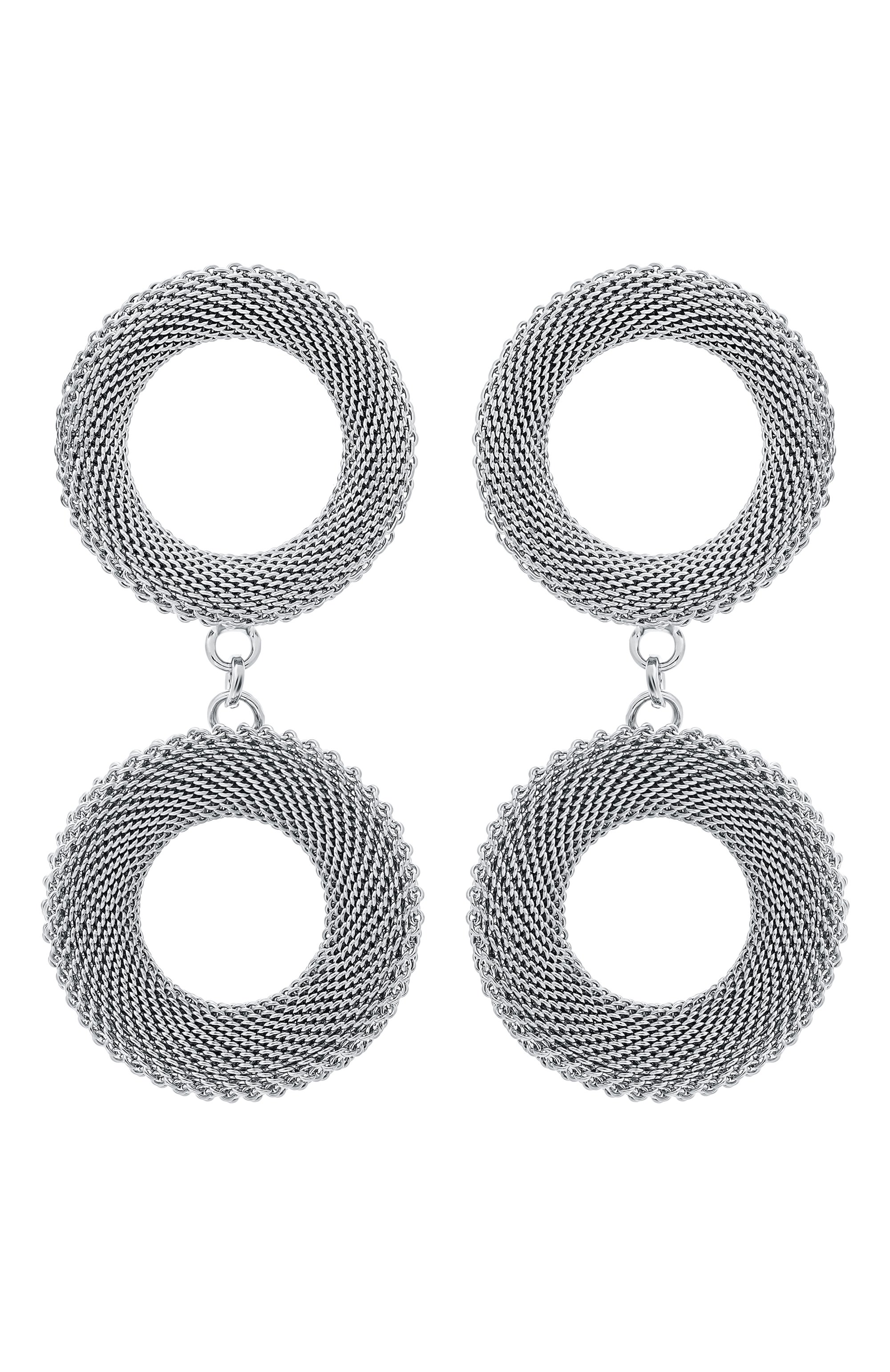 Серьги CRYSTALLINE JEWELLERY серебряного цвета по цене 14740 руб., арт. 371WS, фото 1 Серьги CRYSTALLINE JEWELLERY, арт. 371WS, фото 1