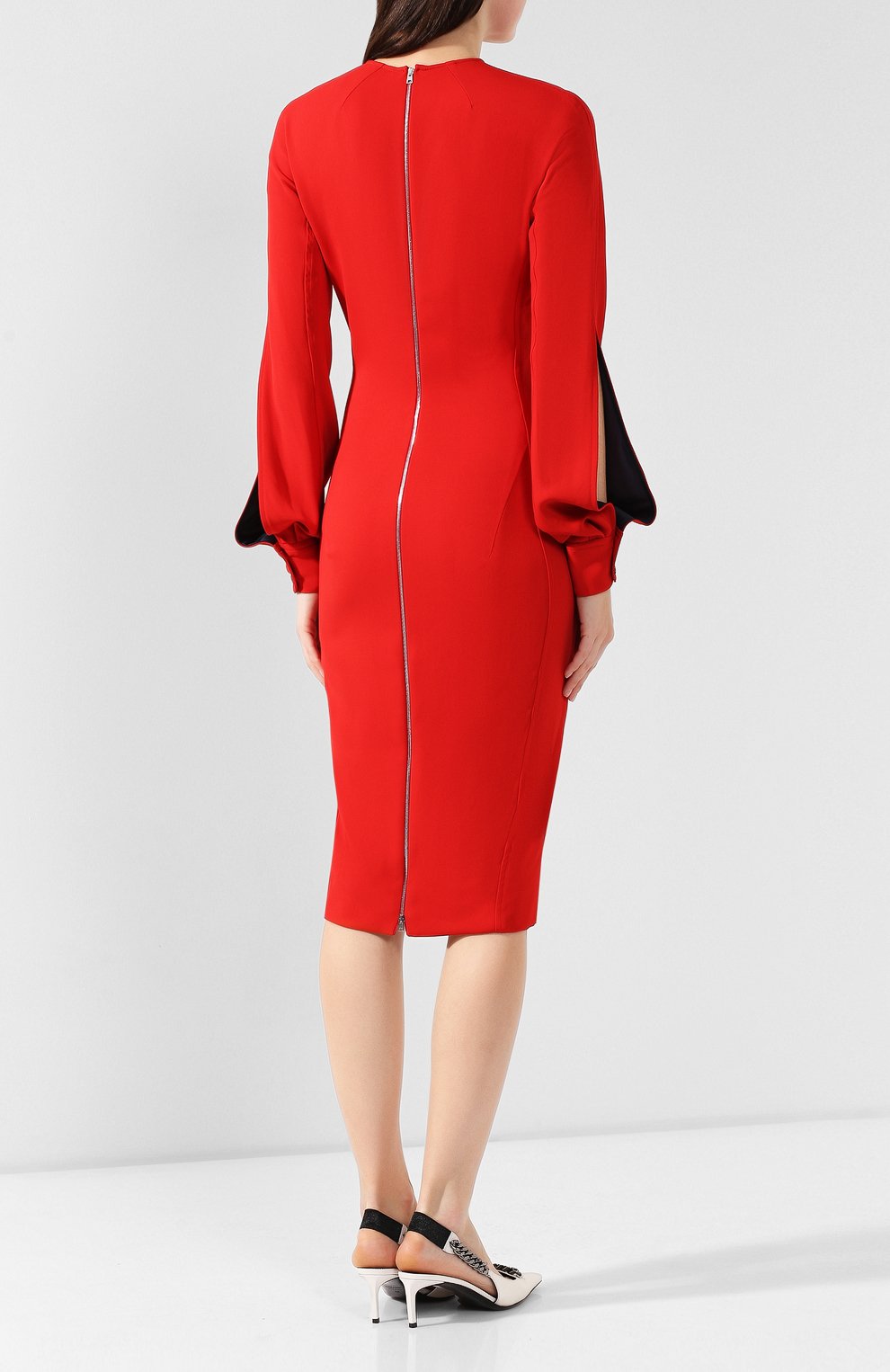 Платье из вискозы VICTORIA BECKHAM, арт. DR FIT 61051A, фото 4