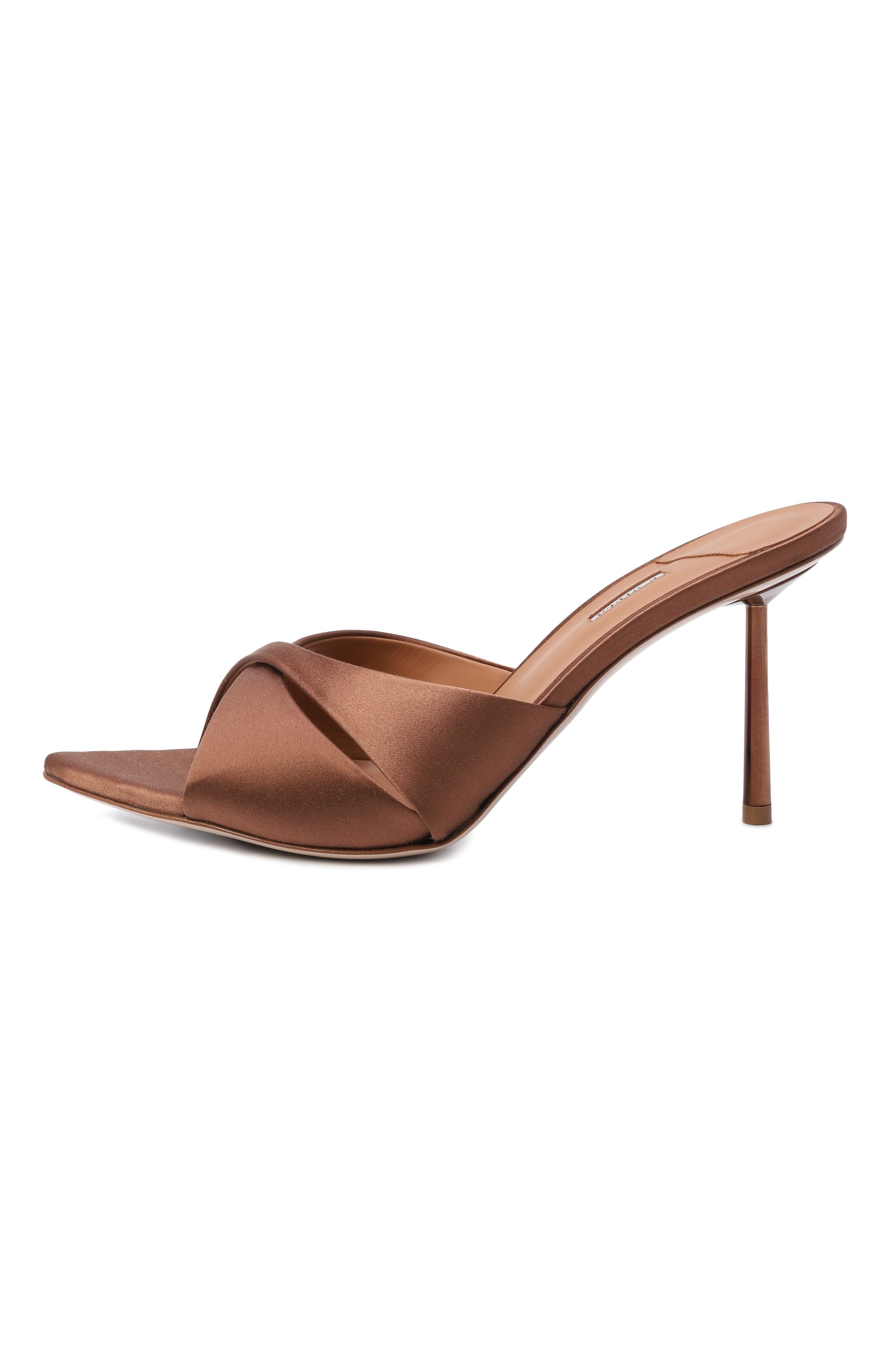 Атласные мюли shirley 80 LE SILLA, арт. 6621F080BXPPSME, фото 4