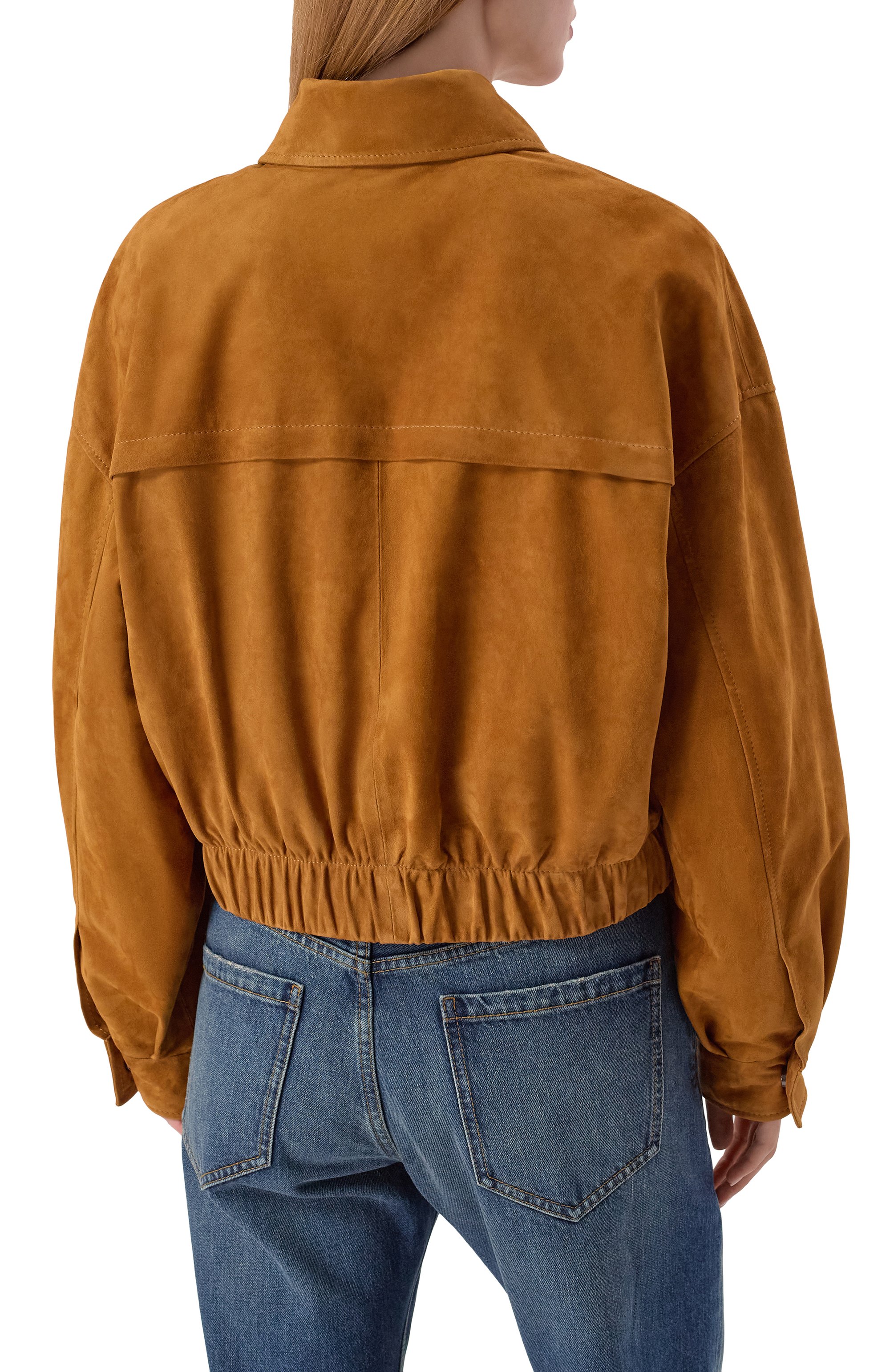 Замшевый бомбер MASLOV, арт. MZK07, фото 4