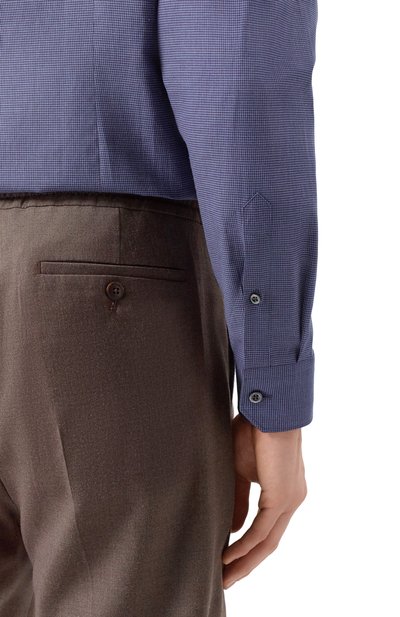 Хлопковая сорочка CORNELIANI синего цвета по цене 41450 руб., арт. 94P002-9411520, фото 5 Хлопковая сорочка CORNELIANI, арт. 94P002-9411520, фото 5