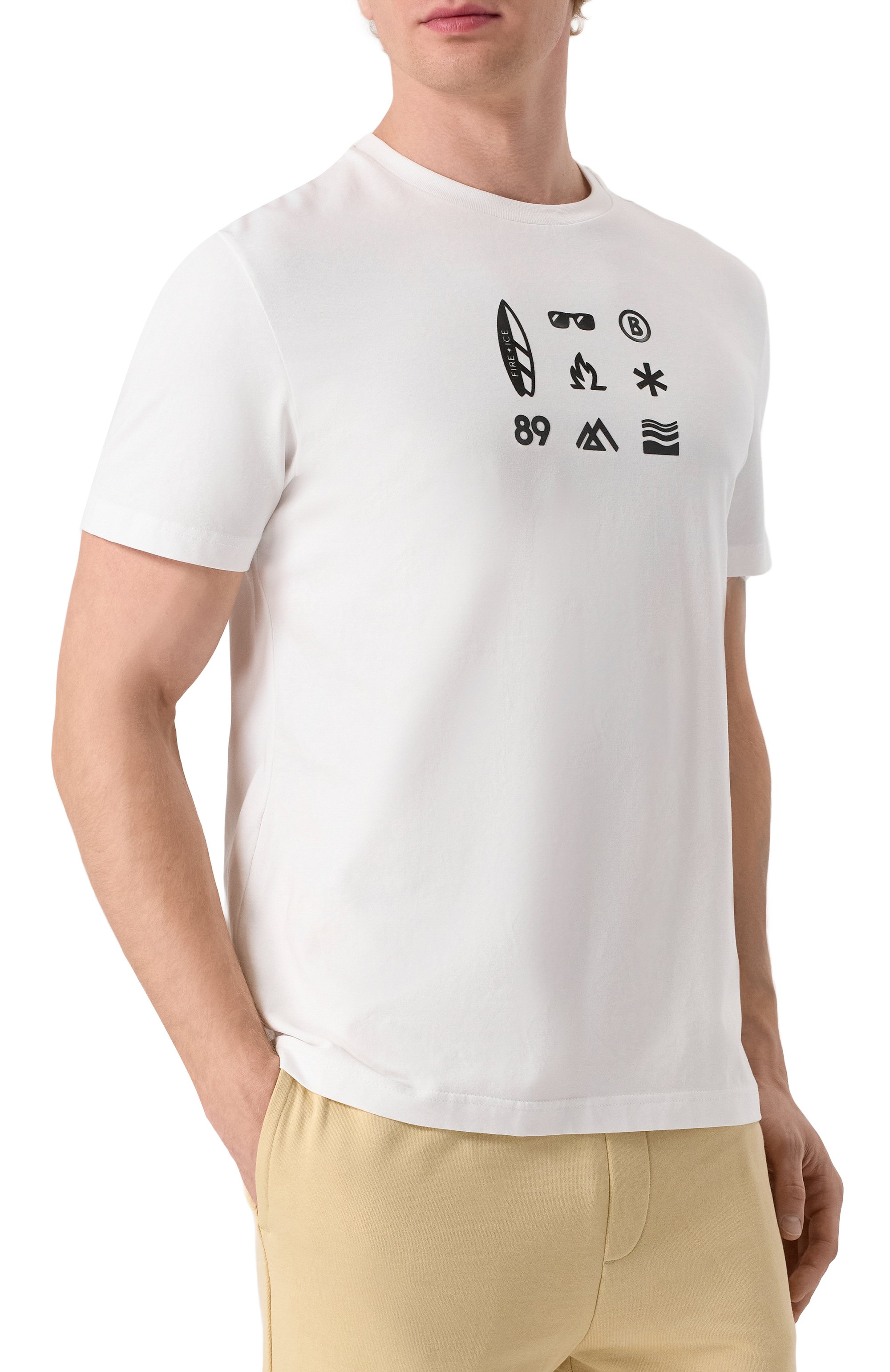 Хлопковая футболка BOGNER FIRE+ICE, арт. 54357309, фото 3