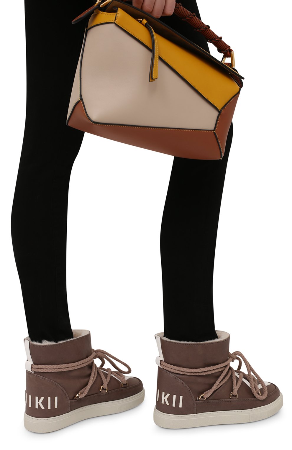 Кожаные сапоги square INUIKII, арт. 70102-73, фото 3