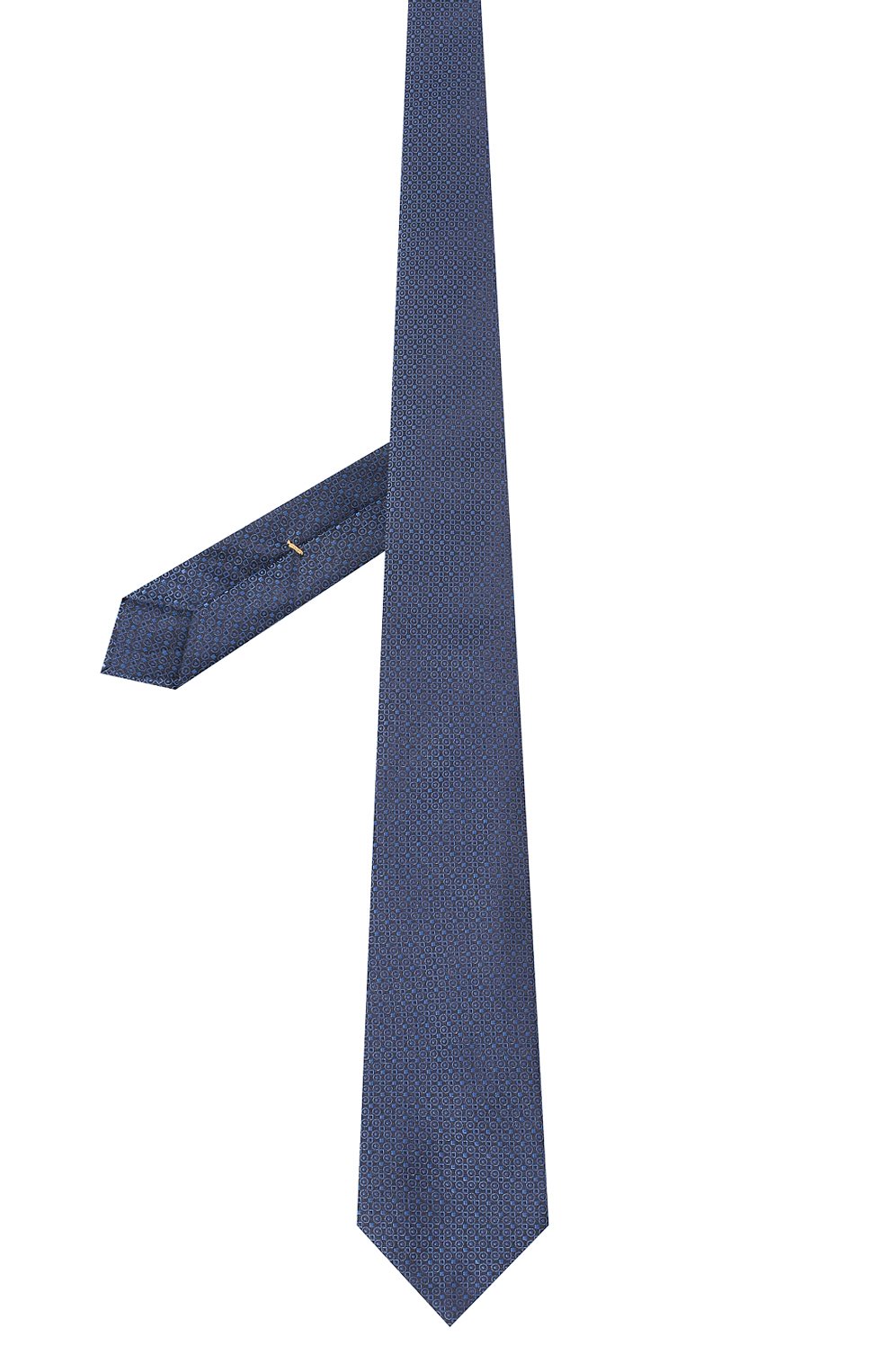 Шелковый галстук CANALI синего цвета по цене 22100 руб., арт. 97/HX03696, фото 3 Шелковый галстук CANALI, арт. 97/HX03696, фото 3