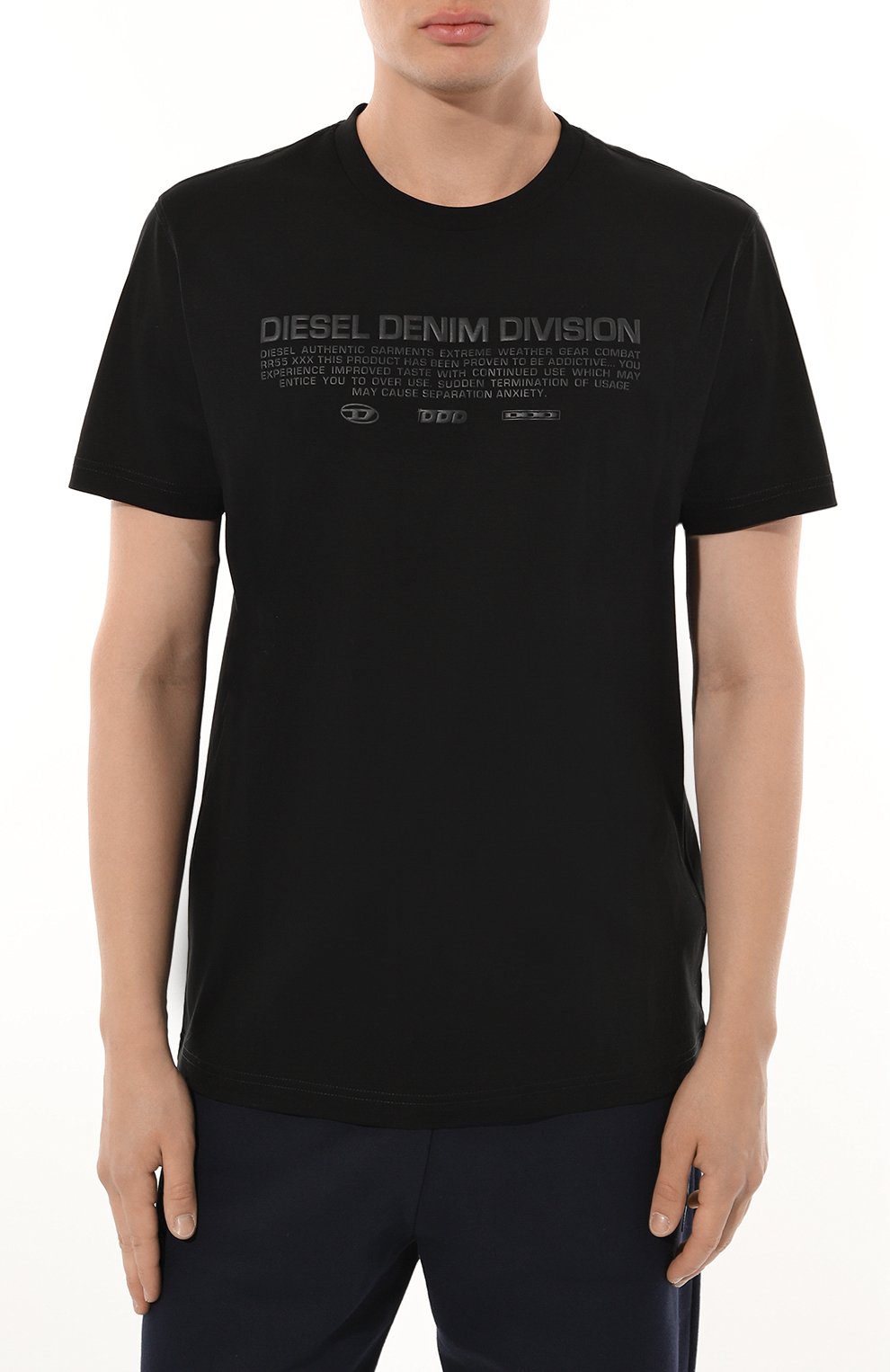 Хлопковая футболка DIESEL, арт. A11282/0QANW, фото 3