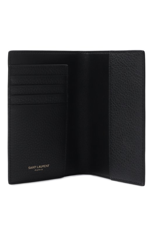 Кожаная обложка для паспорта Saint Laurent 863679/AAET9 Чёрный  863679/AAET9 Фото 3