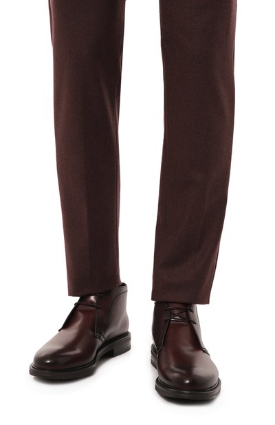 Кожа�ные ботинки W.GIBBS, арт. 3169005/C0RTINA FUR, фото 3