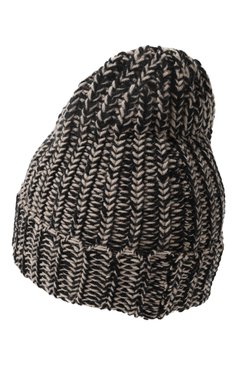 Детский комплект из шапки и шарфа EMPORIO ARMANI бежевого цвета, арт. 407529/3F491 | Фото 3 (Материал: Синтетический материал, Текстиль, Шерсть; Материал сплава: Проставлено; Нос: Не проставлено)
