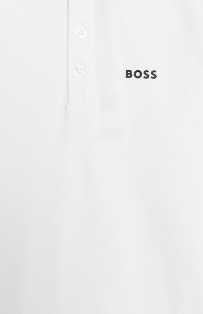 Хлопковое поло BOSS, арт. J25P26, фото 3
