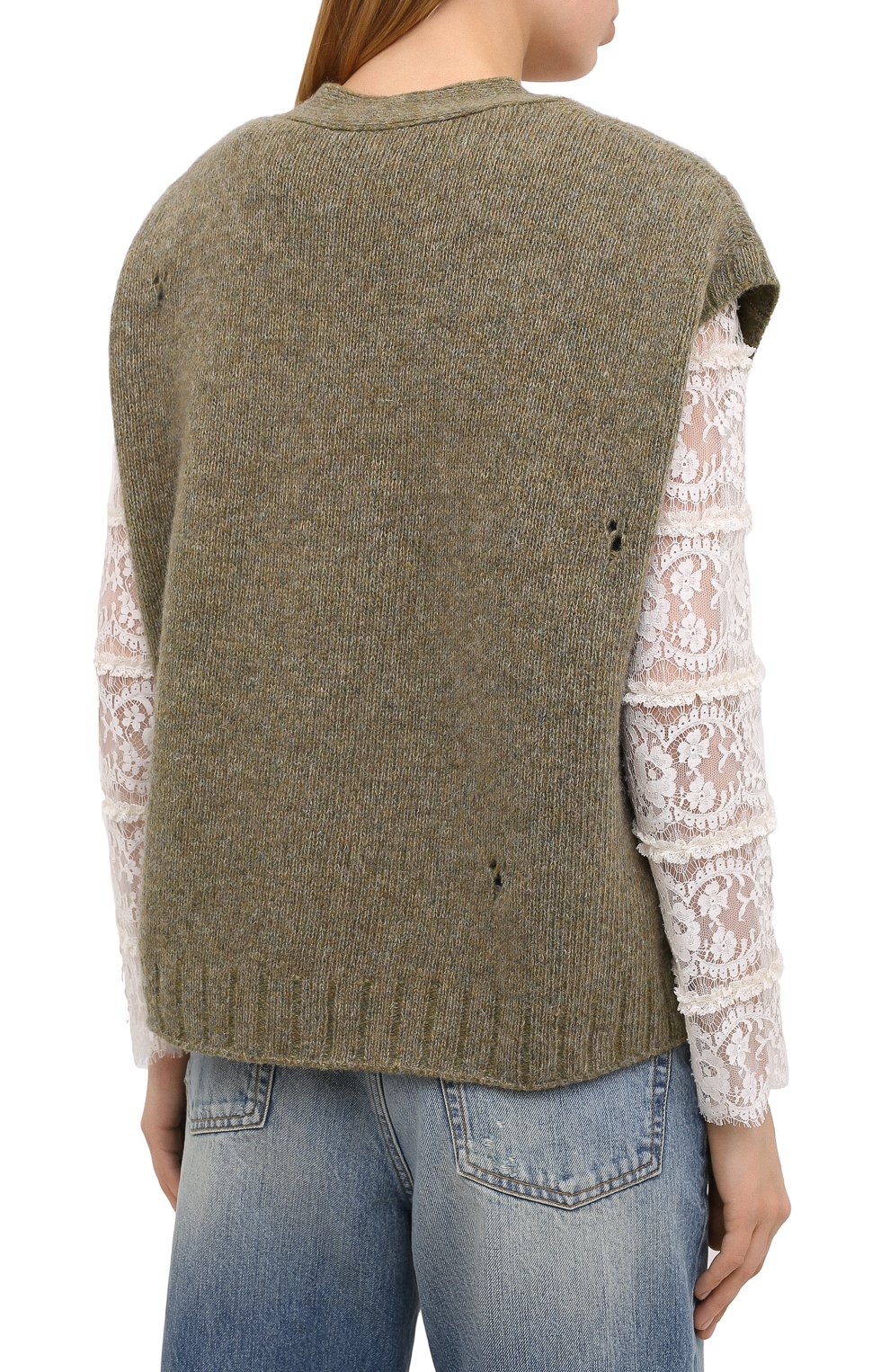 Шерстяной жилет GUCCI, арт. 638752/XKBMT, фото 4