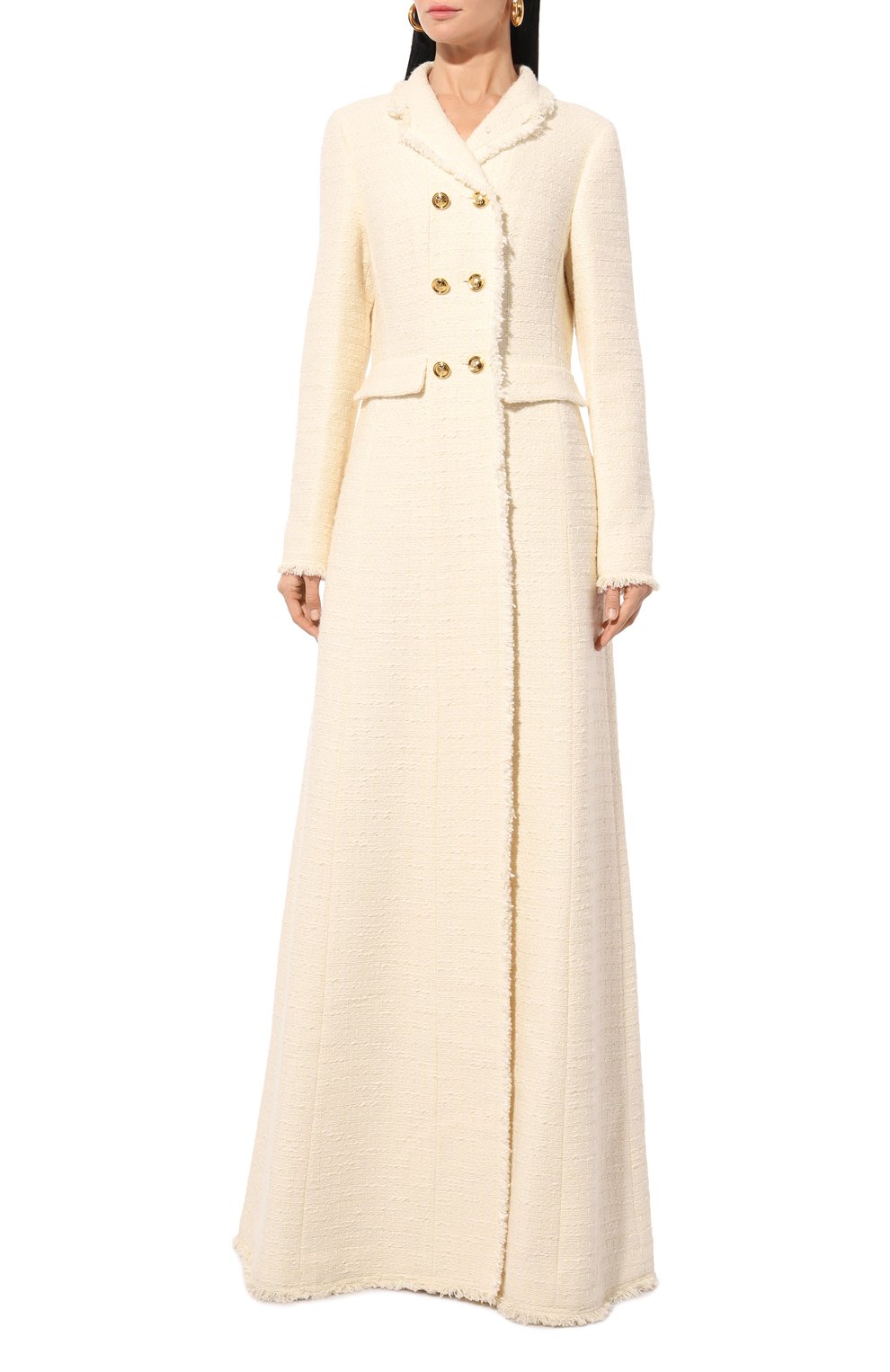 Пальто из хлопка и шерсти GIAMBATTISTA VALLI, арт. 24FWPVCA849B-08UBE, фото 3