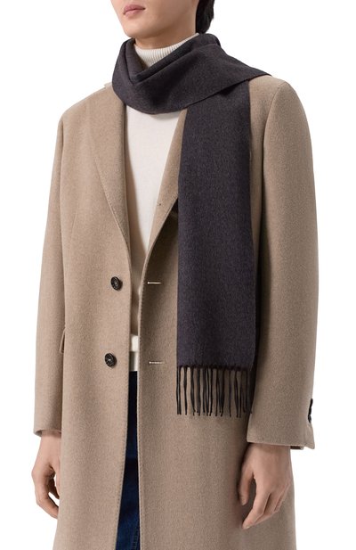 Двусторонний шарф из шелка и кашемира ZILLI, арт. SSIR00M0236VZI0C0, фото 3