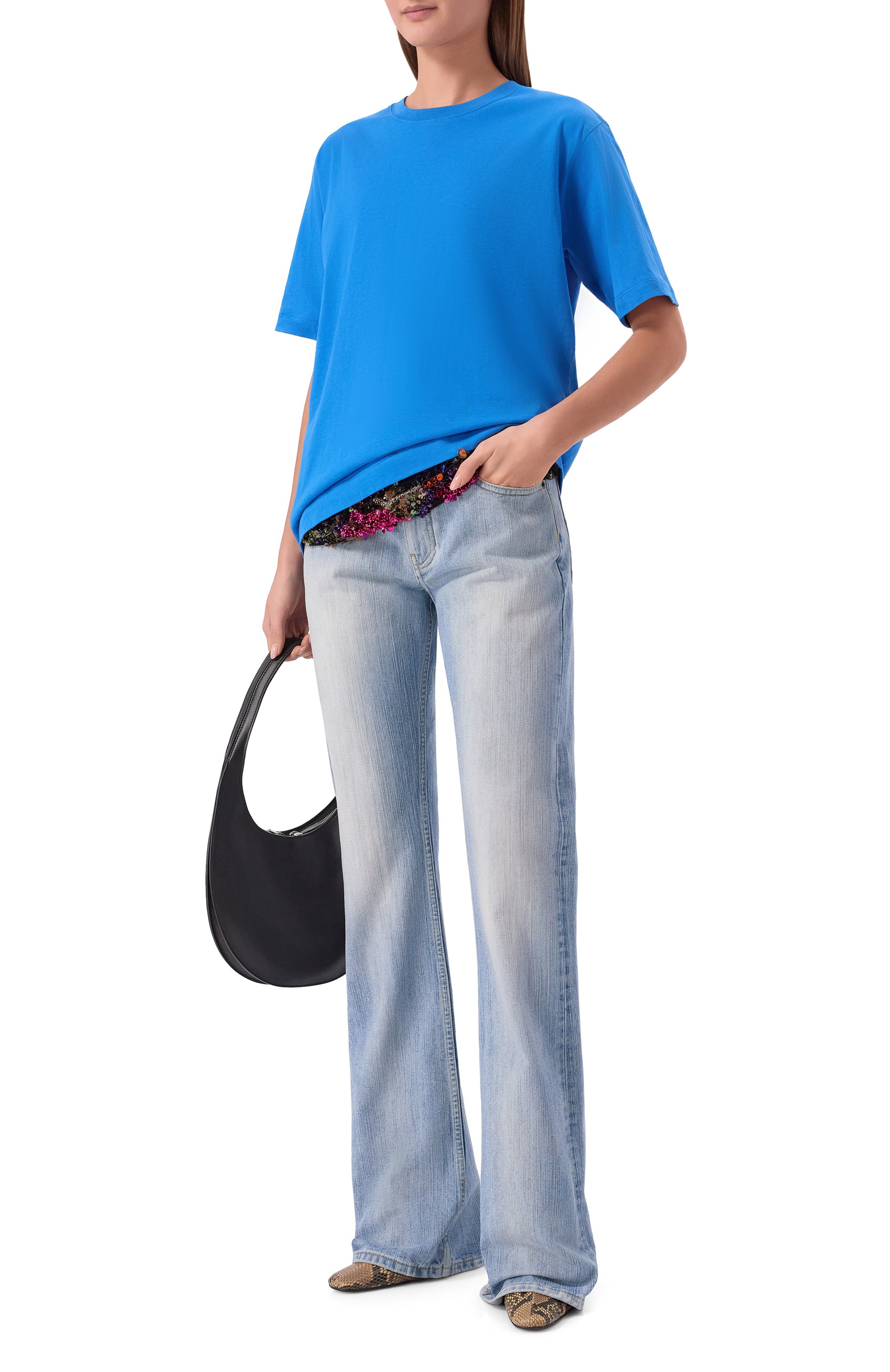 Хлопковая футболка DRIES VAN NOTEN, арт. 131100/3600, фото 2