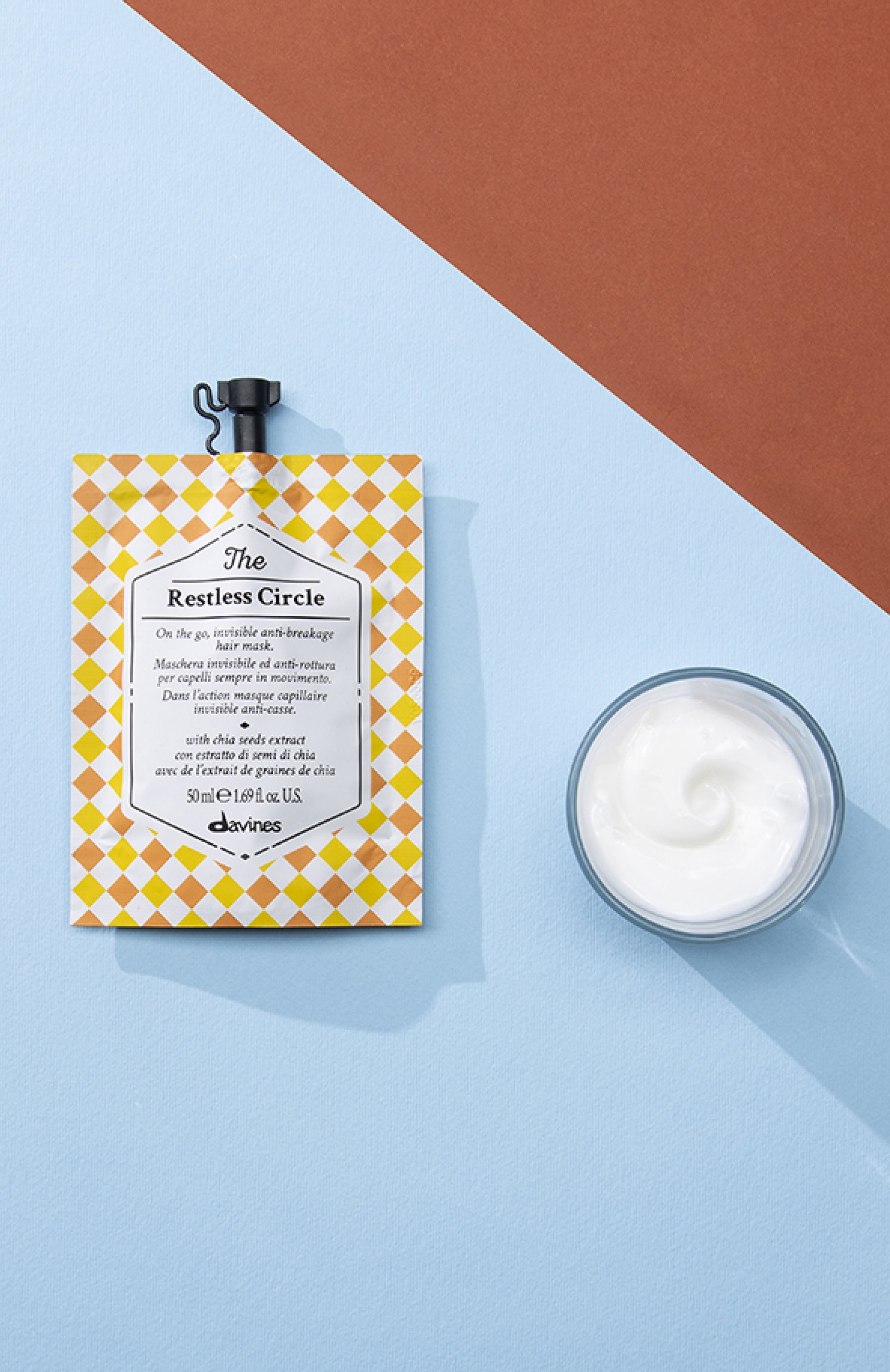 Маска-суперфуд для непослушных волос the restless circle (50ml) DAVINES, арт. 77016, фото 2