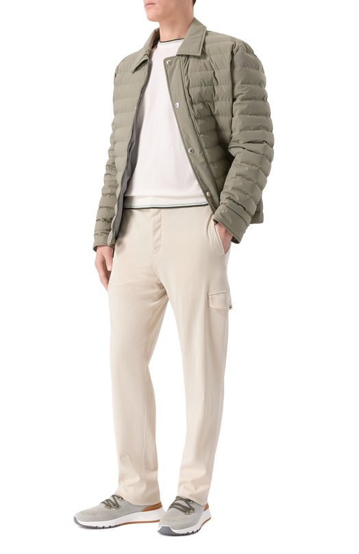 Хлопковый джемпер Stefano Ricci K313051G10/F26146 Белый  K313051G10/F26146 Фото 2