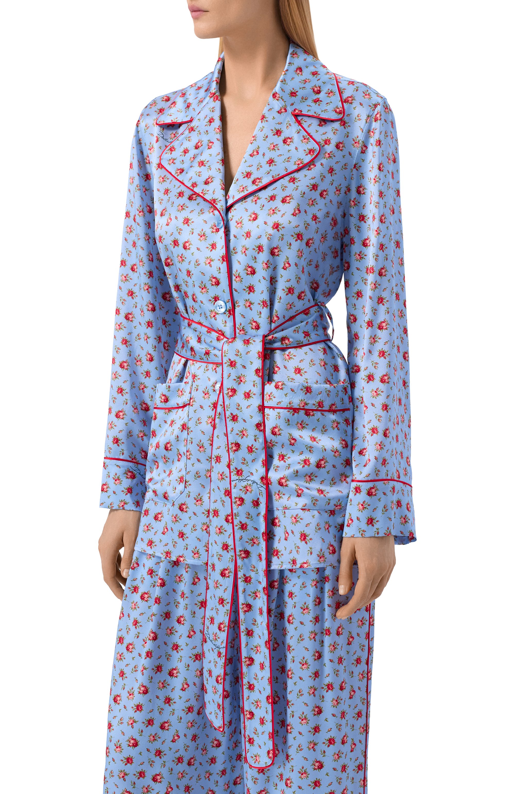 Шелковая блузка DOLCE & GABBANA, арт. F5Q03T/IS10H, фото 3