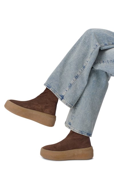 Замшевые ботинки VIC MATIE коричневого цвета по цене 55200 руб., арт. 1F2308DHF04D020350, фото 3 Замшевые ботинки VIC MATIE, арт. 1F2308DHF04D020350, фото 3