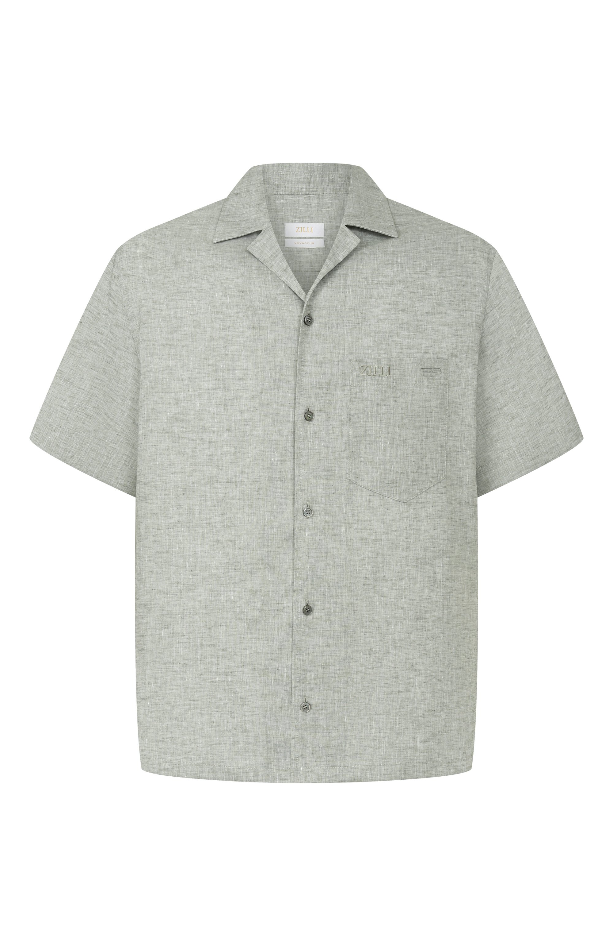 Льняная рубашка ZILLI, арт. ZSSH08M080001632U, фото 1