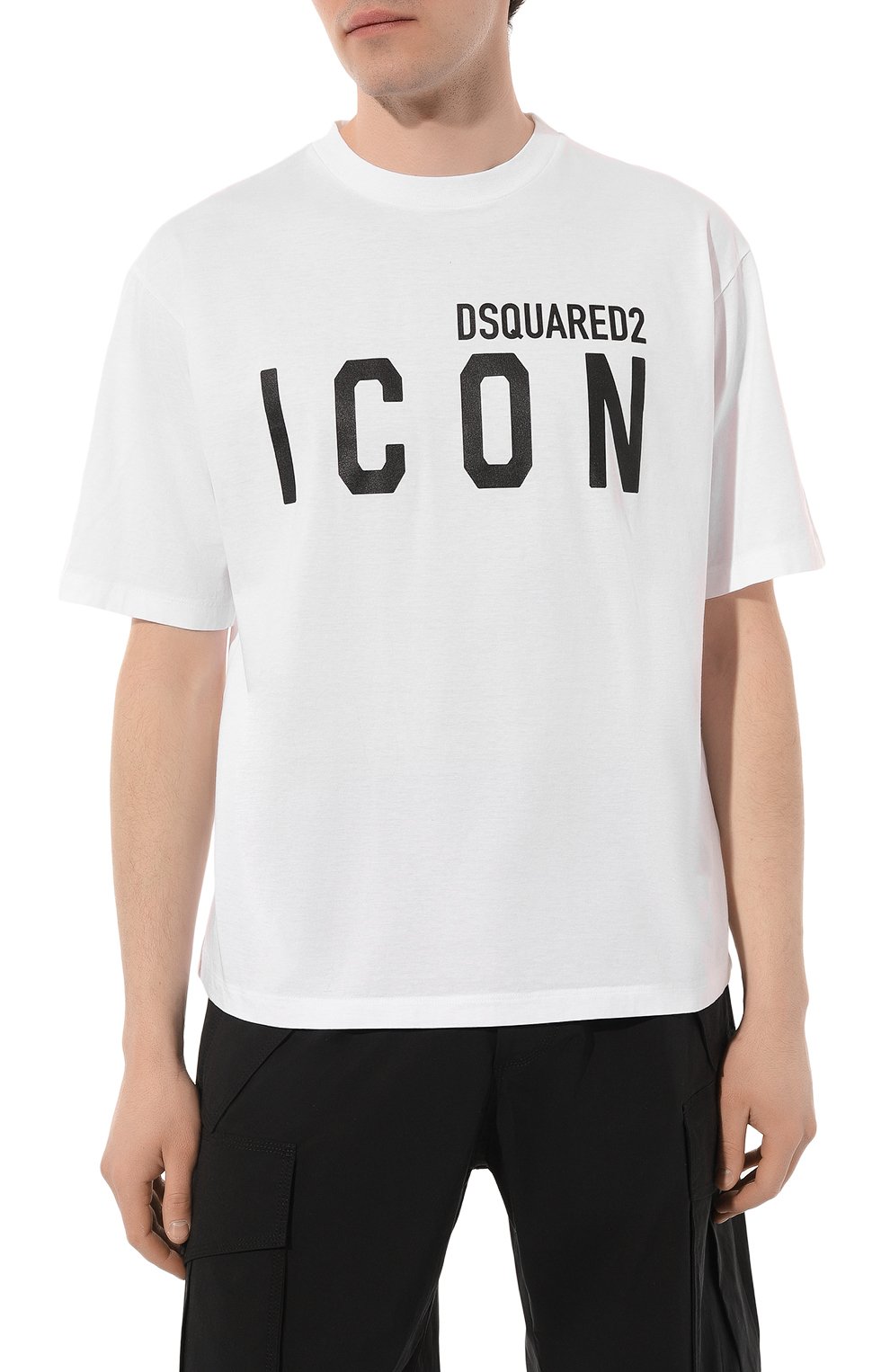 Хлопковая футболка DSQUARED2, арт. S79GC0080/S23009, фото 3
