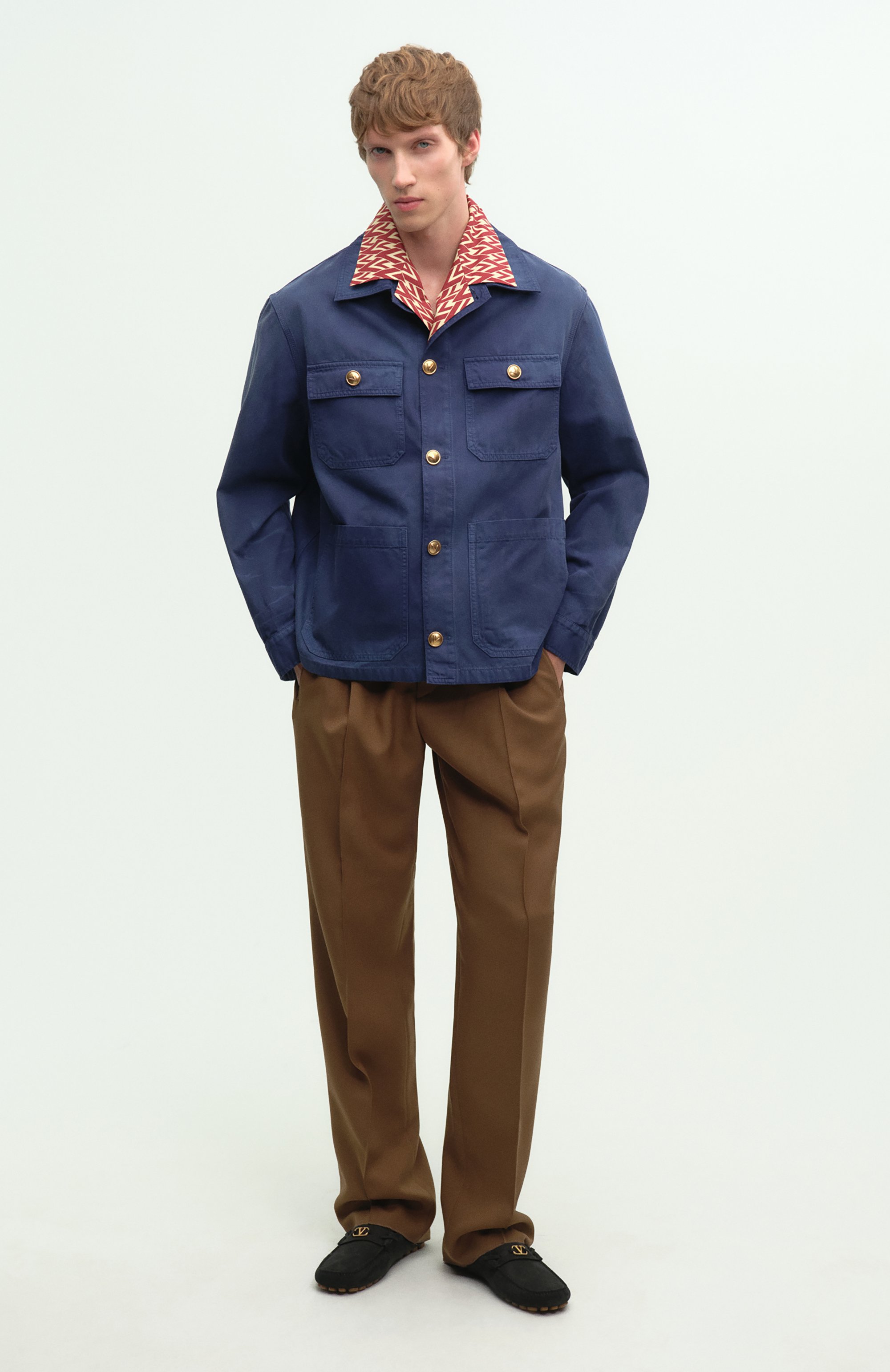 Хлопковая рубашка VALENTINO, арт. 7V3AA111/B20, фото 6