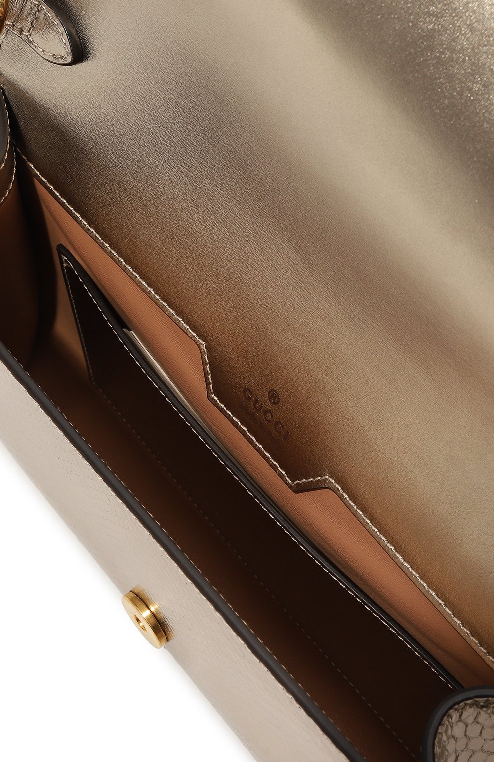 Сумка 1955 horsebit small из кожи питона GUCCI, арт. 677286 E1DFX, фото 5