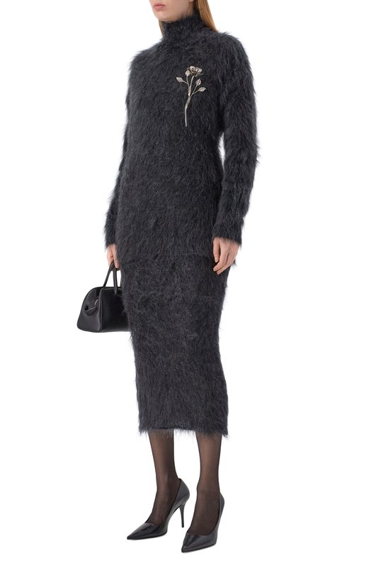 Шерстяной свитер Giuseppe di Morabito 05FW2KNT372X 05444 Серый  05FW2KNT372X 05444 Фото 2