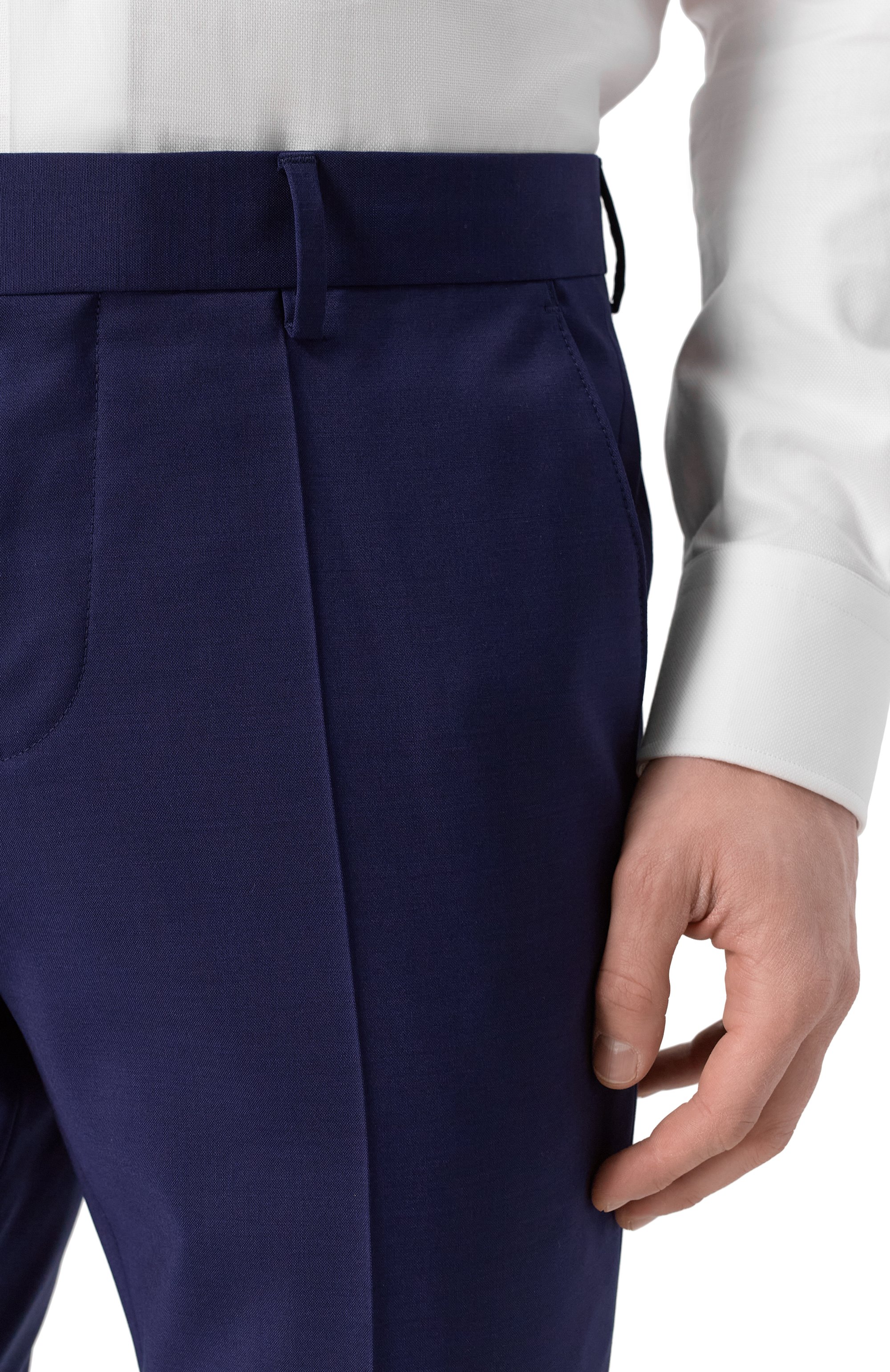 Шерстяные брюки BOSS, арт. 50537573, фото 5