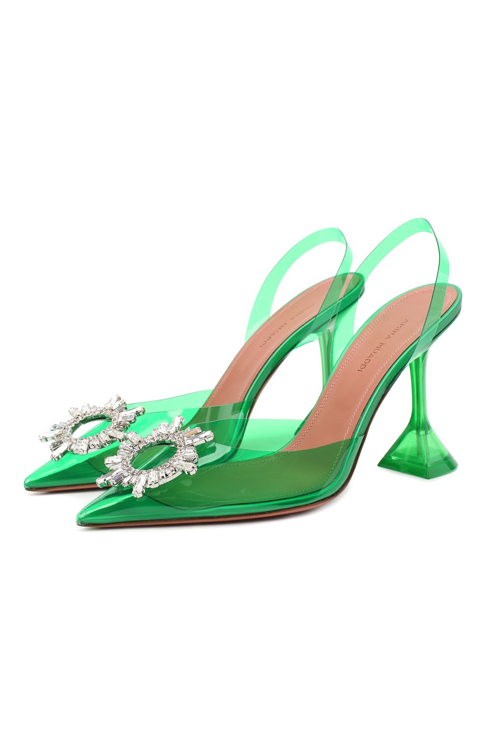 Туфли begum AMINA MUADDI, арт. BEGUMGLASS/PVC/GREEN, фото 1