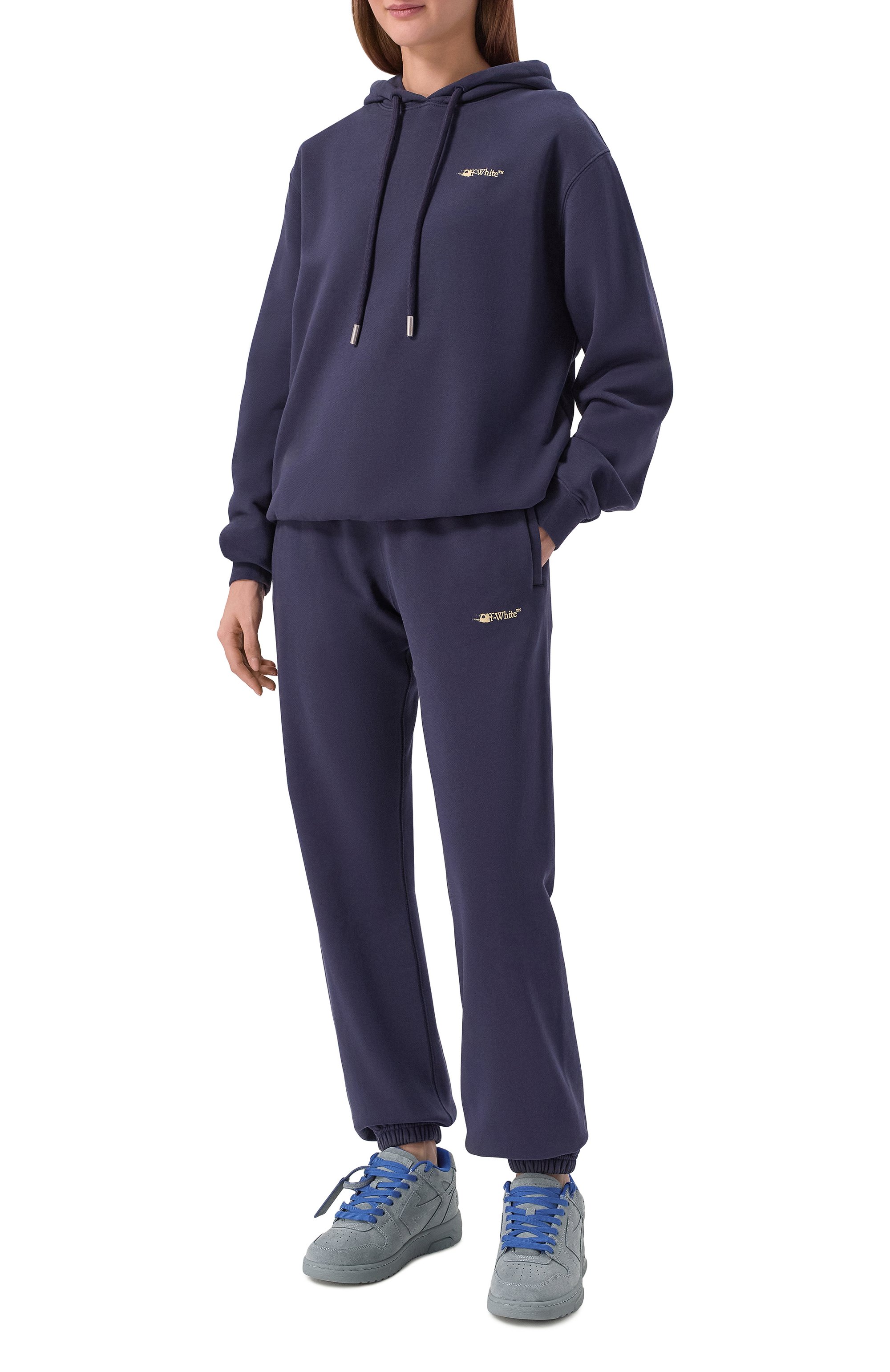 Замшевые кеды out of office OFF-WHITE, арт. 0WIA259F25LEA0096D6D, фото 3