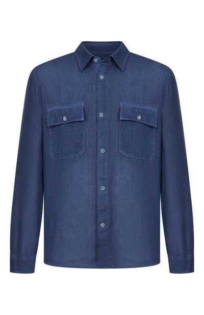 Мужская льняная рубашка 120% LINO, арт. 33ALIM19SG/0115/S00