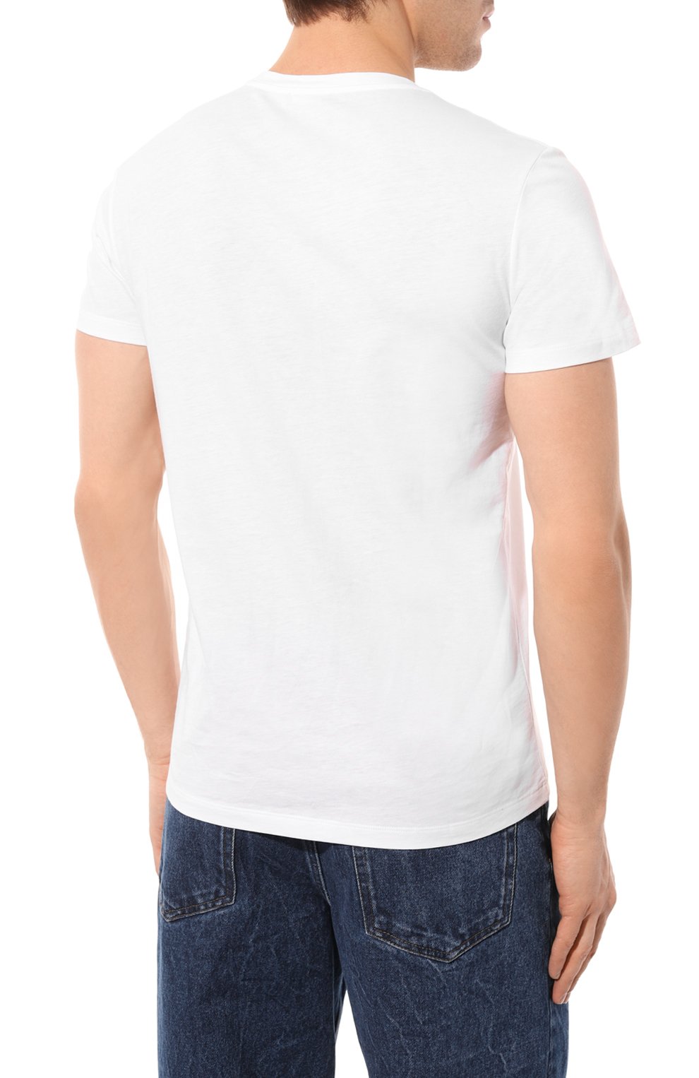 Хлопковая футболка BALMAIN, арт. YH1EF000BB29/GAD, фото 4