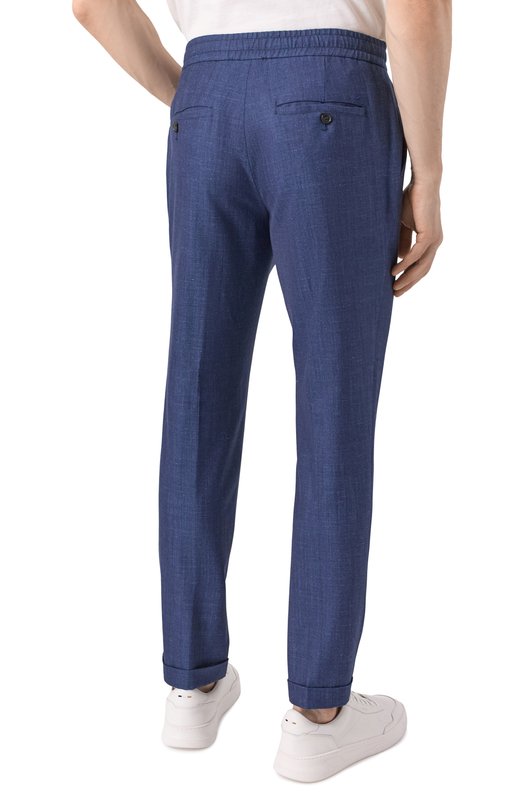 Брюки из шерсти и шелка Paul&Shark 25414073 Синий  25414073 Фото 4