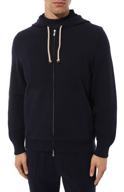 Хлопковая толстовка BRUNELLO CUCINELLI, арт. MTU23B2225, фото 3