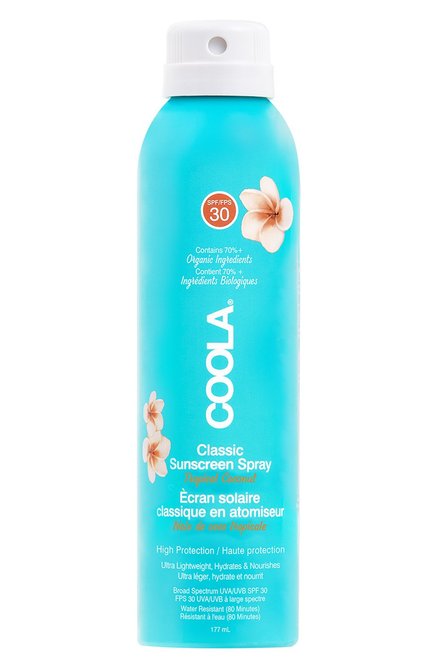 Женский солнцезащитный спрей для тела &quot;тропический кокос&quot; spf30 (177ml) COOLA, арт. CL10421MRK