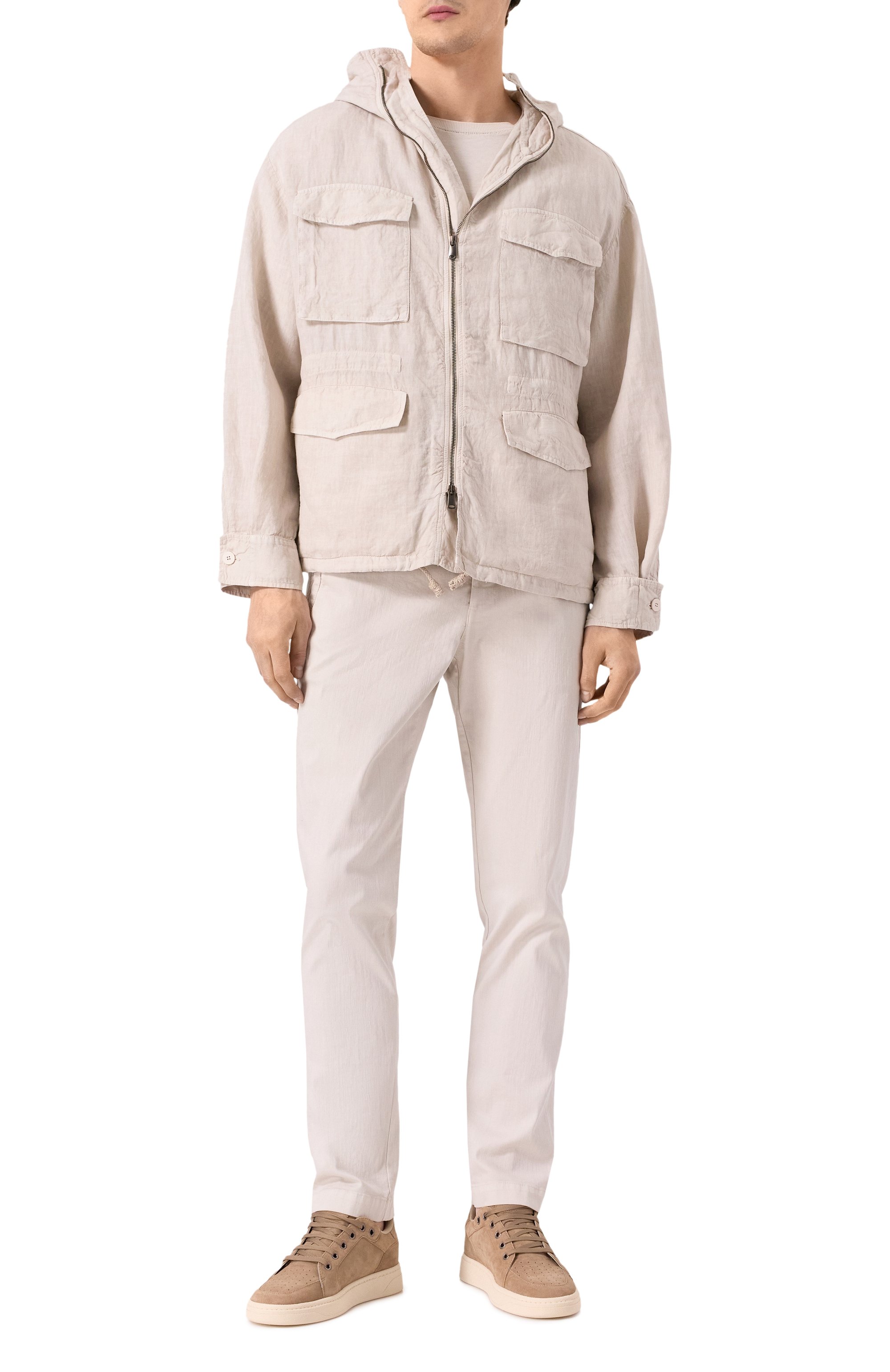 Льняная куртка TRANSIT, арт. CFUTRZD132, фото 2